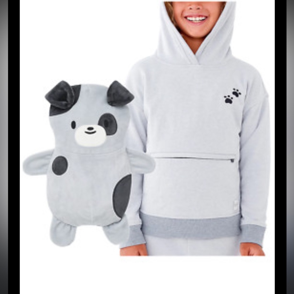 CubCoats 2-in-1 Kids Transforming Pullover Hoodie & Plush Animal